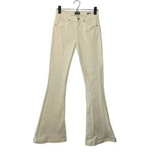AGOLDE Madison Flare Boot Cut White Jeans Preppy Y2K Women's size 24